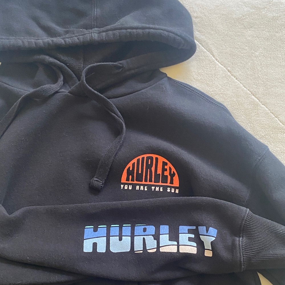 Women’s Hurley Printed Black Hoodie